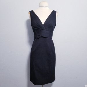 Elie TAHARI black LBD glam party cocktail office dress 6